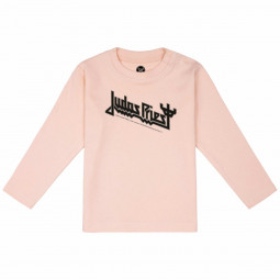 Judas Priest (Logo) - Baby longsleeve - pale pink - black