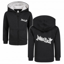 Judas Priest (Logo) - Kids zip-hoody - black - white