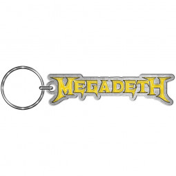 Megadeth Keychain: Logo (Enamel In-Fill) (PŘÍVĚSEK)