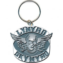 Lynyrd Skynyrd Keychain: Biker Patch Logo (Die-cast Relief) (PŘÍVĚSEK)