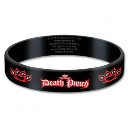 Five Finger Death Punch Gummy Wristband: Logo (NÁRAMEK)
