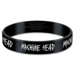 Machine Head Gummy Wristband: Logo (NÁRAMEK)