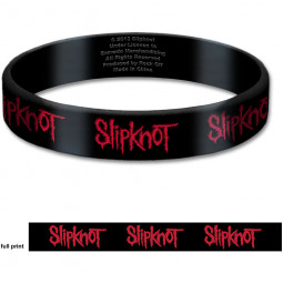 Slipknot Gummy Wristband: Logo (NÁRAMEK)