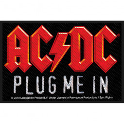 AC/DC Standard Patch: Plug Me In (Loose) - NÁŠIVKA