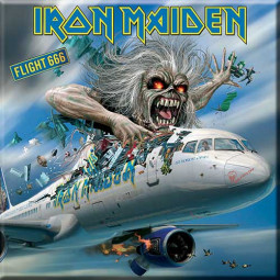 Iron Maiden Fridge Magnet: Flight 666 - MAGNETKA