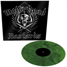 MOTORHEAD - BASTARDS (TRANSPARENT GREEN/BLACK MARBLED VINYL) - LP