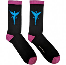 Nirvana Unisex Ankle Socks: In Utero Blue Angel - PONOŽKY