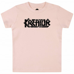 Kreator (Logo) - Baby t-shirt - pale pink - black