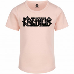 Kreator (Logo) - Girly shirt - pale pink - black