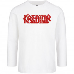 Kreator (Logo) - Kids longsleeve - white - red