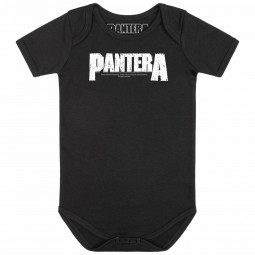 Pantera (Logo) - Baby bodysuit - black - white