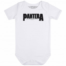 Pantera (Logo) - Baby bodysuit - white - black