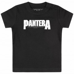 Pantera (Logo) - Baby t-shirt - black - white