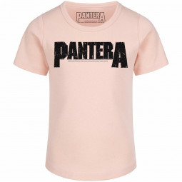 Pantera (Logo) - Girly shirt - pale pink - black