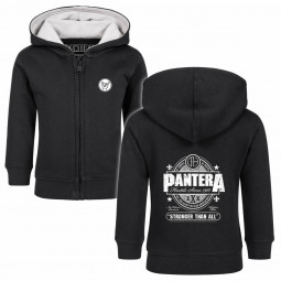 Pantera (Stronger Than All) - Baby zip-hoody - black - white - mikina