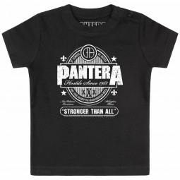 Pantera (Stronger Than All) - Baby t-shirt - black - white
