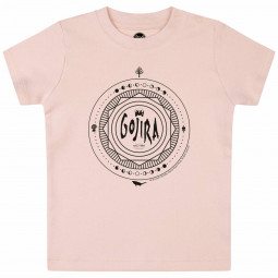 Gojira (Moon Phases) - Baby t-shirt - pale pink - black
