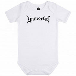 Immortal (Logo) - Baby bodysuit - white - black