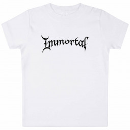 Immortal (Logo) - Baby t-shirt - white - black