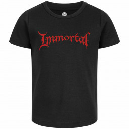 Immortal (Logo) - Girly shirt - black - red