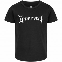 Immortal (Logo) - Girly shirt - black - white