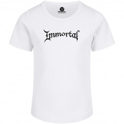 Immortal (Logo) - Girly shirt - white - black
