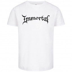 Immortal (Logo) - Kids t-shirt - white - black