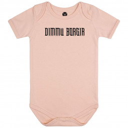 Dimmu Borgir (Logo) - Baby bodysuit - pale pink - black