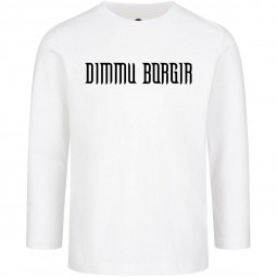 Dimmu Borgir (Logo) - Kids longsleeve - white - black