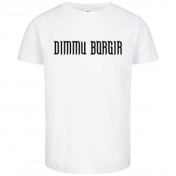 Dimmu Borgir (Logo) - Kids t-shirt - white - black