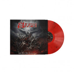 SAXON - HELL, FIRE AND DAMNATION (RED VINYL) - LP