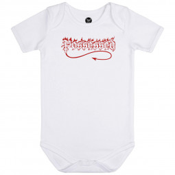 Possessed (Logo) - Baby bodysuit - white - red
