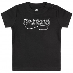 Possessed (Logo) - Baby t-shirt - black - white