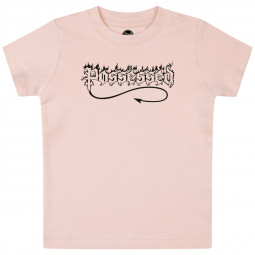 Possessed (Logo) - Baby t-shirt - pale pink - black