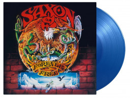 SAXON - FOREVER FREE (BLUE) - LP