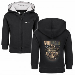Volbeat (Anchor) - Baby zip-hoody - black - multicolour - mikina