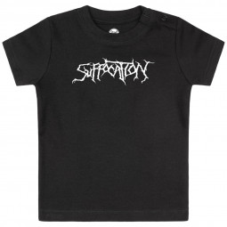 Suffocation (Logo) - Baby t-shirt - black - white