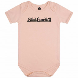 Blind Guardian (Logo) - Baby bodysuit - pale pink - black