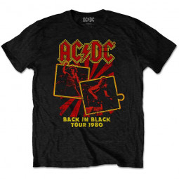 AC/DC - BACK IN BLACK (BACK IN BLACK TOUR 1980) - TRIKO