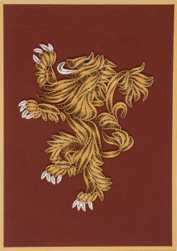 Game of Thrones Quilled Greeting Card House Lannister