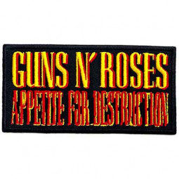 GUNS N' ROSES - APPETITE FOR DESTRUCTION (LOGO) - NÁŠIVKA