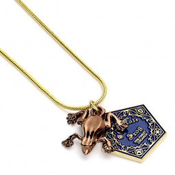 Harry Potter Pendant & Necklace Chocolate frog (gold plated)