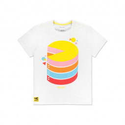 Pac-Man T-Shirt Pie Chart Size XL