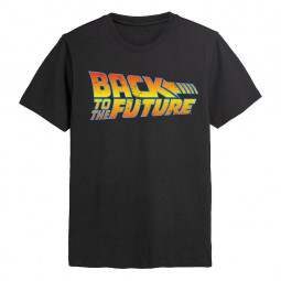 Back To The Future T-Shirt Logo Size M
