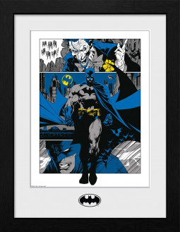 Batman Collector Print Framed Poster Panels
