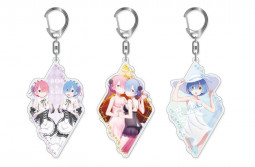 Re:ZERO -Starting Life in Another World- Keychain 3-Pack 11 cm