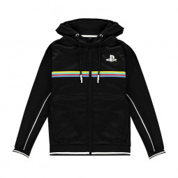 Sony PlayStation Hooded Sweater Color Stripe Size M