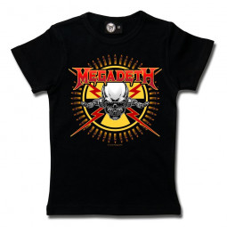 Megadeth (Skull & Bullets) - holčičí tričko