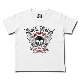 Rock Rebel (Never Surrender) - Dětské tričko - Bílé