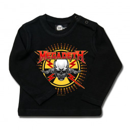 Megadeth (Skull & Bullets) - Dlouhé tričko pro miminka